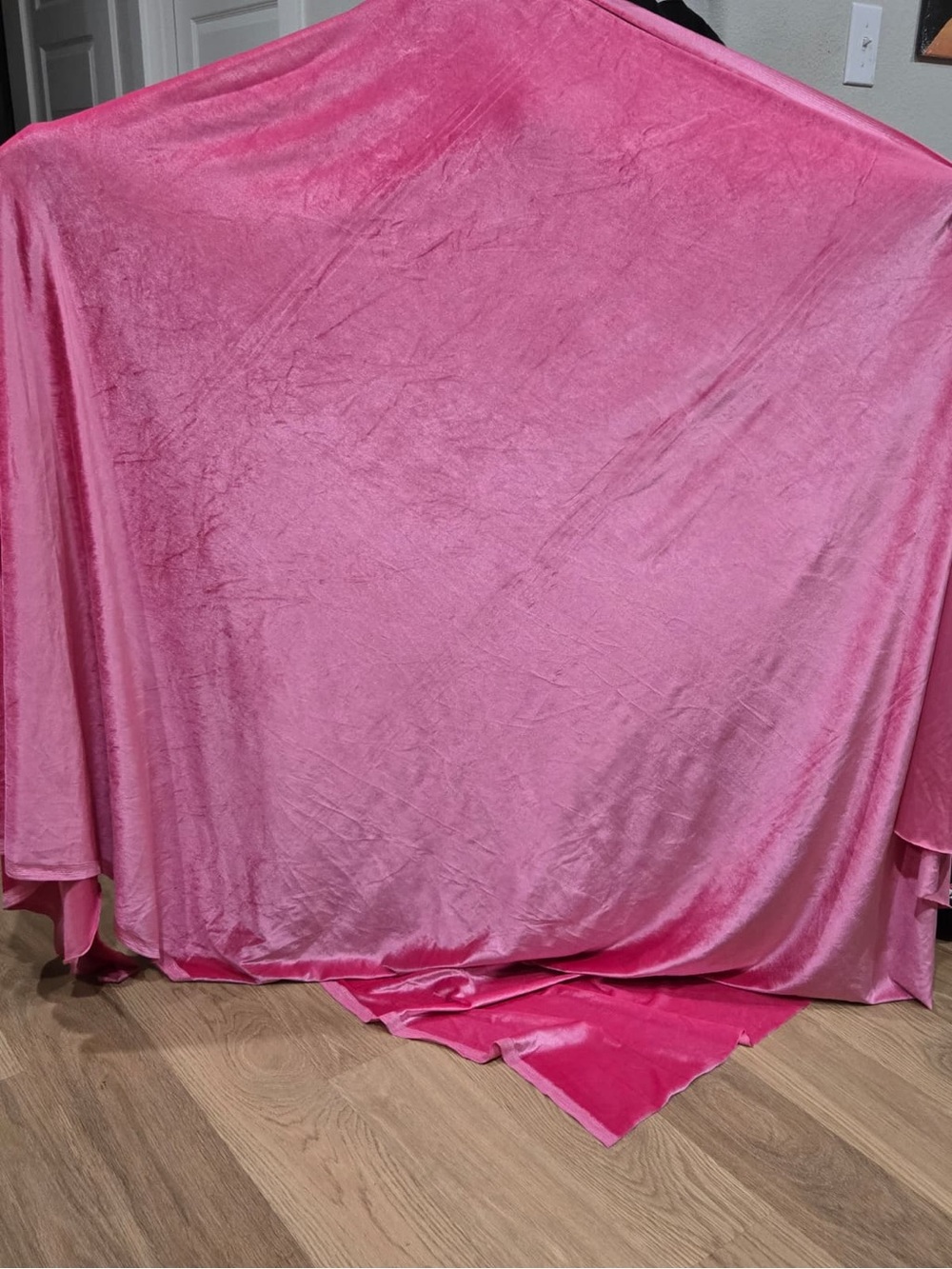 Plush Pink Velvet 3 yards